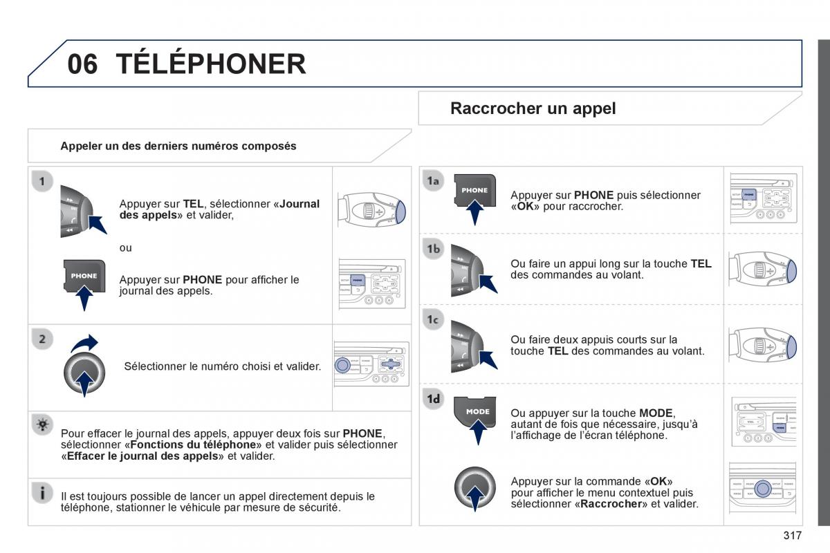 Peugeot 3008 Hybrid manuel du proprietaire / page 319