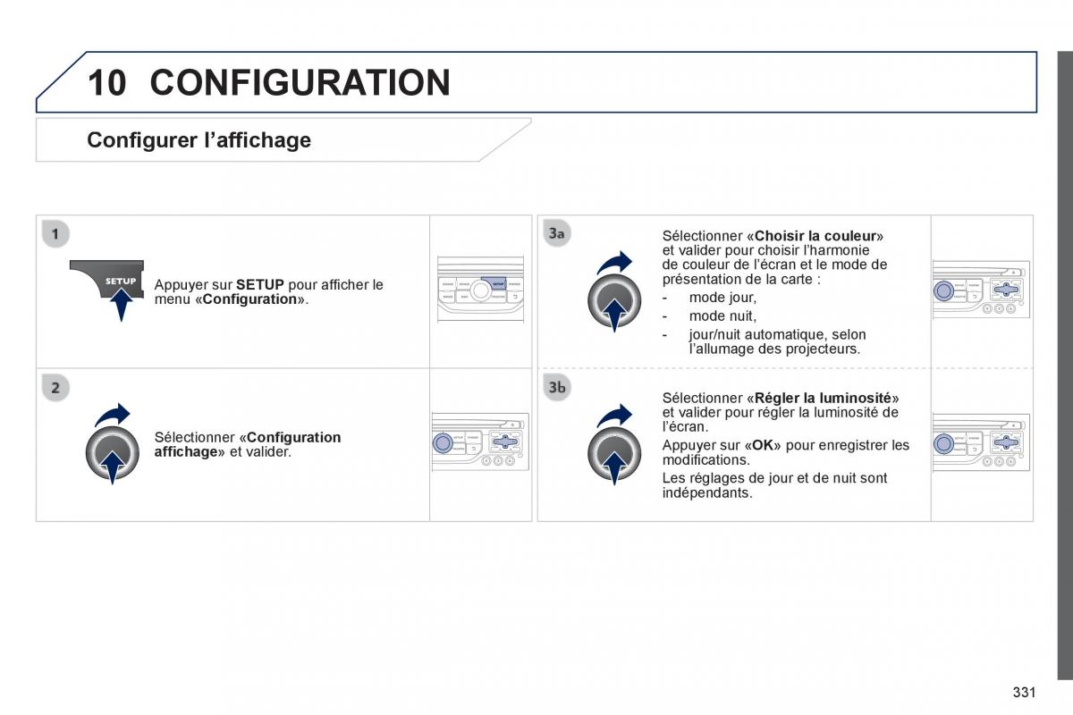 Peugeot 3008 Hybrid manuel du proprietaire / page 333