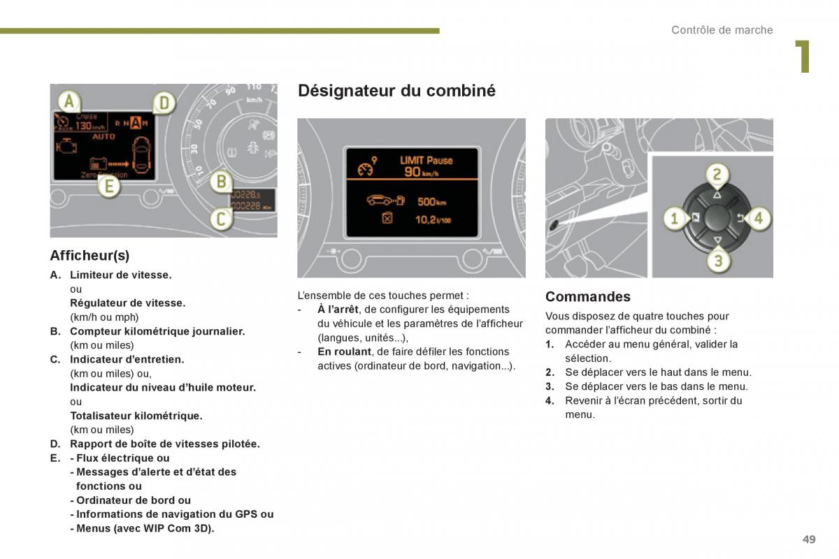 Peugeot 3008 Hybrid manuel du proprietaire / page 51