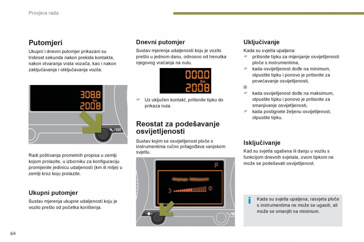 Peugeot 3008 Hybrid vlasnicko uputstvo / page 66