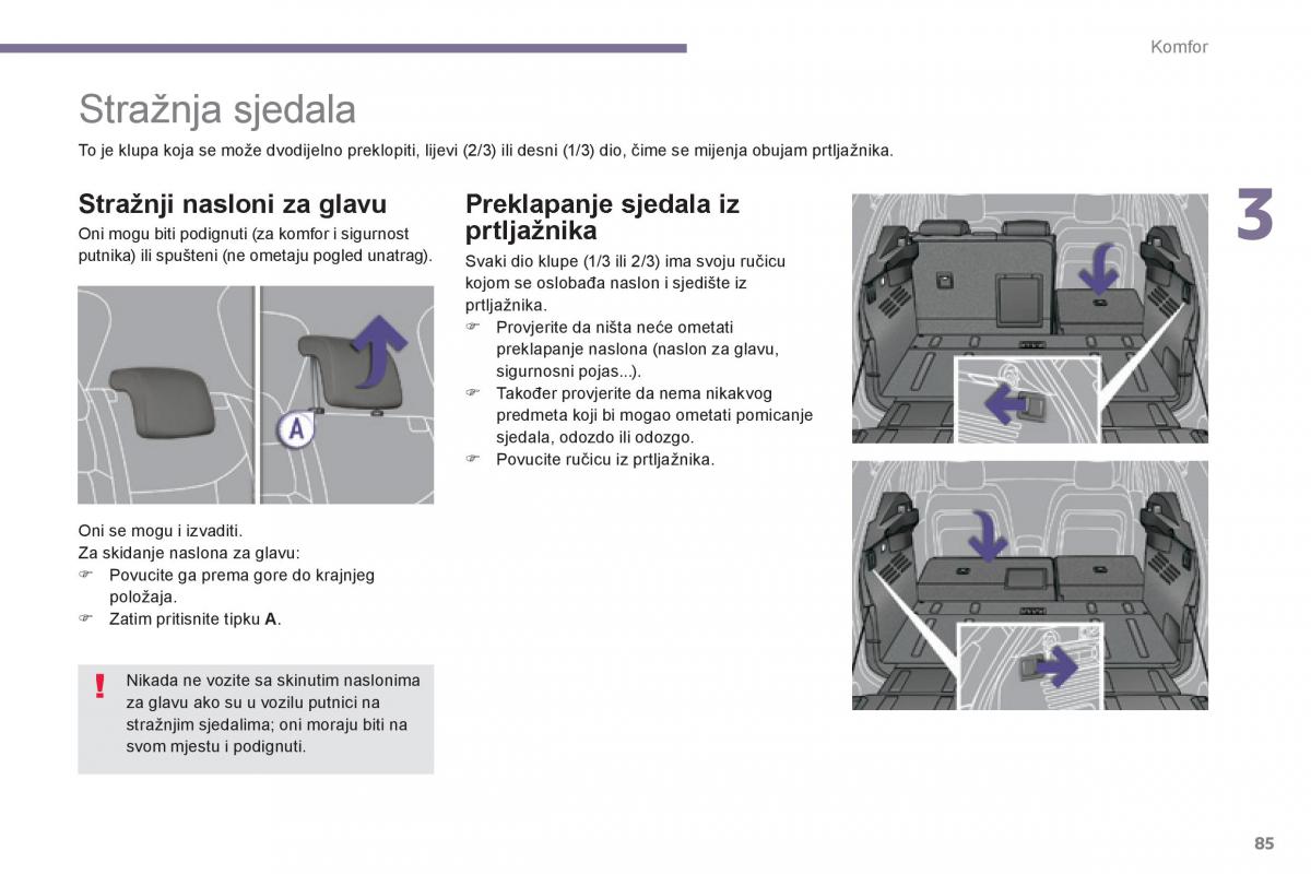 Peugeot 3008 Hybrid vlasnicko uputstvo / page 87