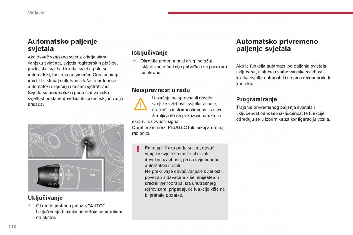 Peugeot 3008 Hybrid vlasnicko uputstvo / page 116