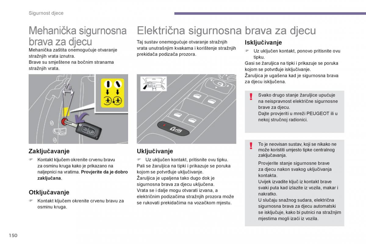 Peugeot 3008 Hybrid vlasnicko uputstvo / page 152