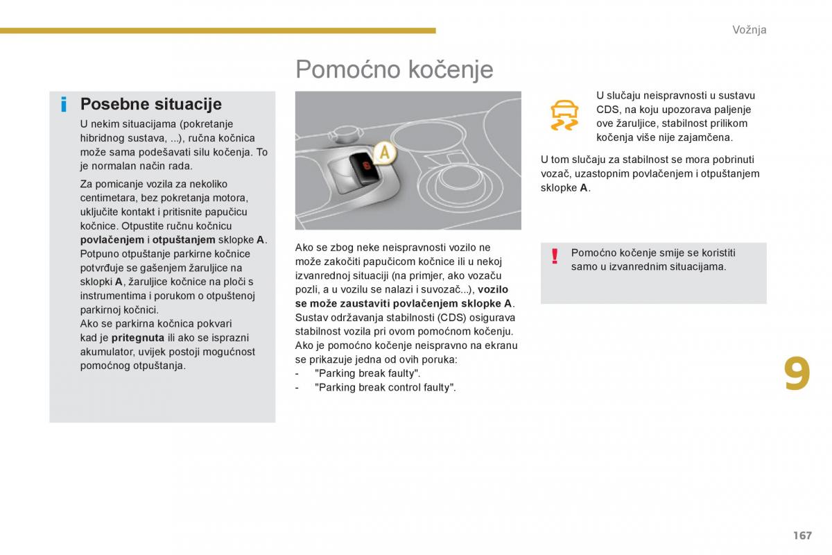 Peugeot 3008 Hybrid vlasnicko uputstvo / page 169