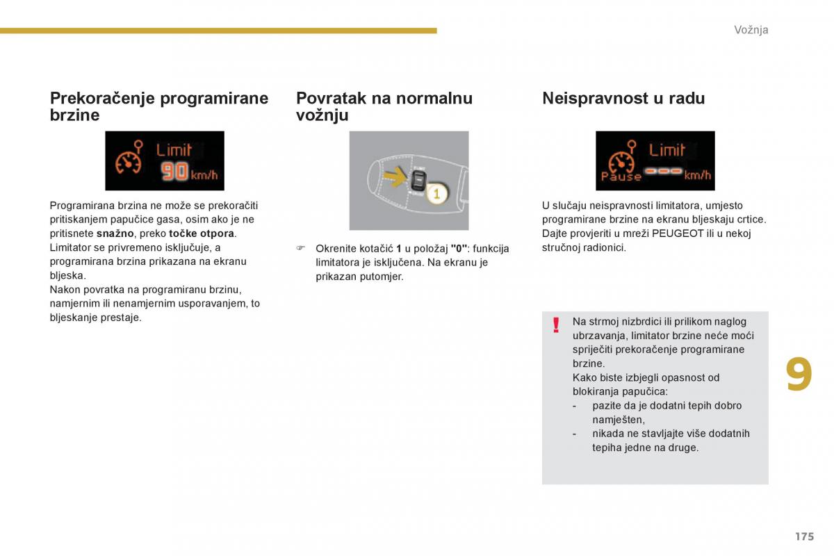 Peugeot 3008 Hybrid vlasnicko uputstvo / page 177