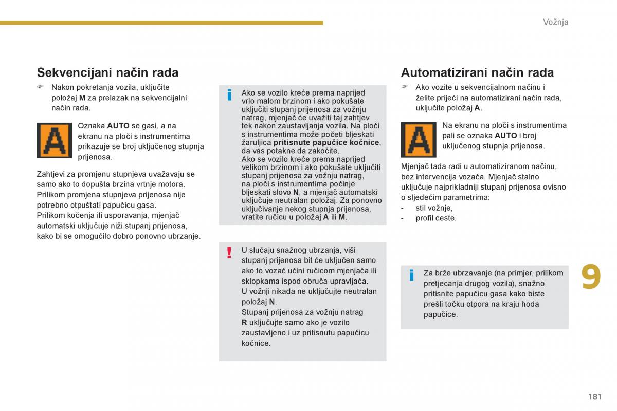 Peugeot 3008 Hybrid vlasnicko uputstvo / page 183