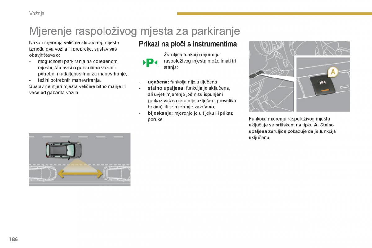 Peugeot 3008 Hybrid vlasnicko uputstvo / page 188