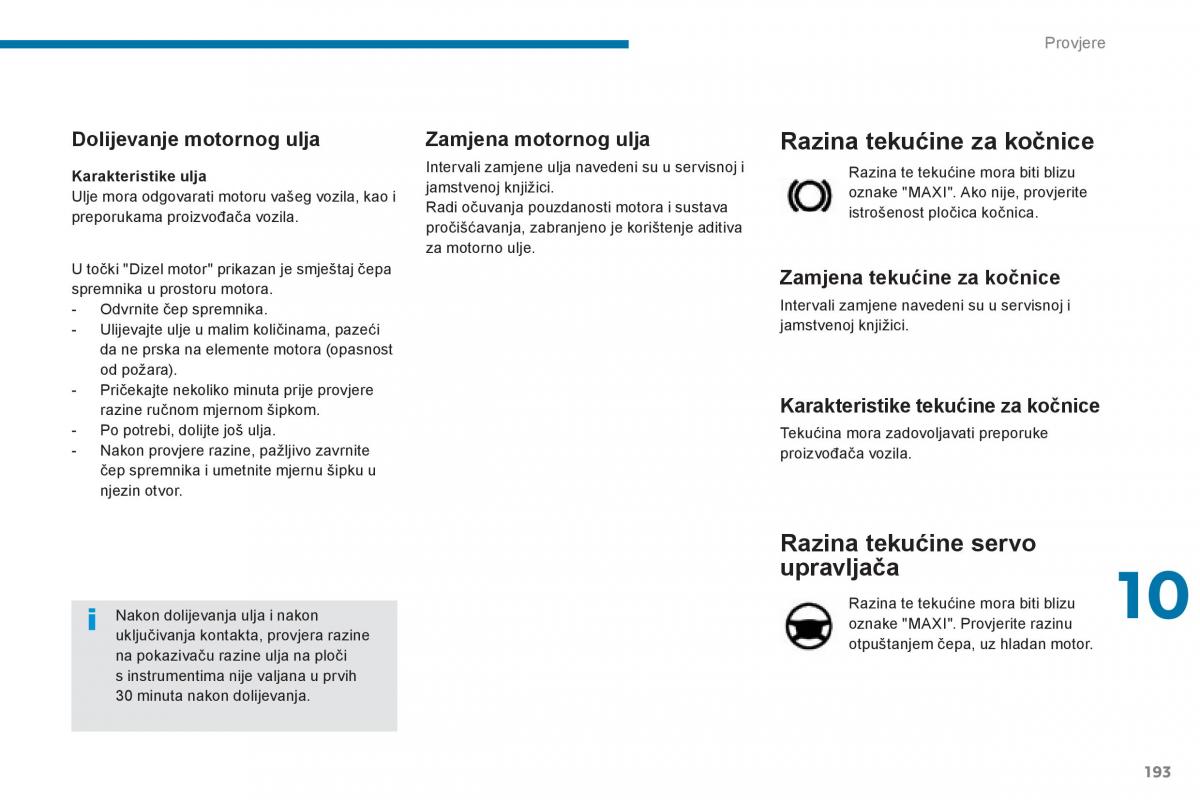 Peugeot 3008 Hybrid vlasnicko uputstvo / page 195