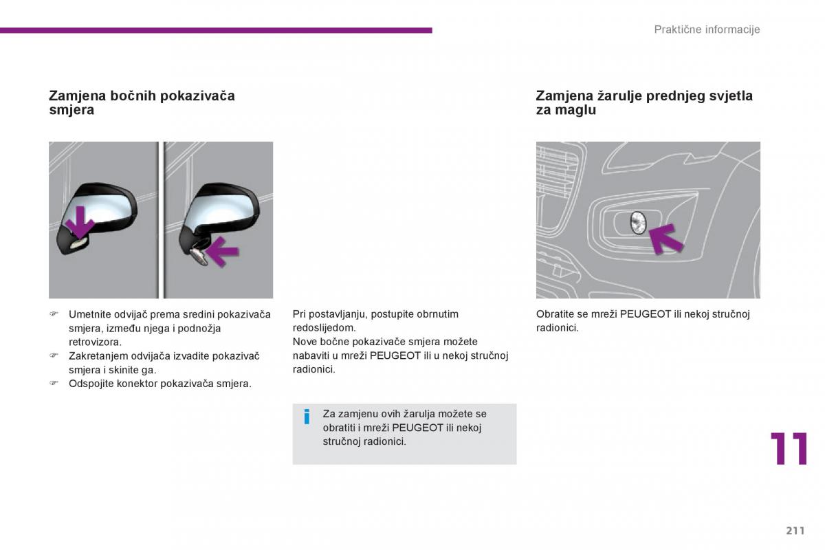 Peugeot 3008 Hybrid vlasnicko uputstvo / page 213