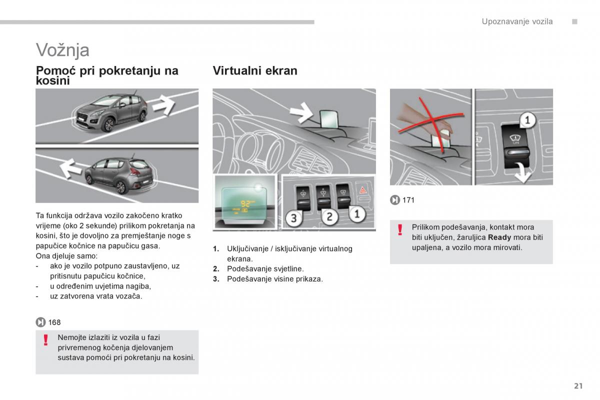 Peugeot 3008 Hybrid vlasnicko uputstvo / page 23