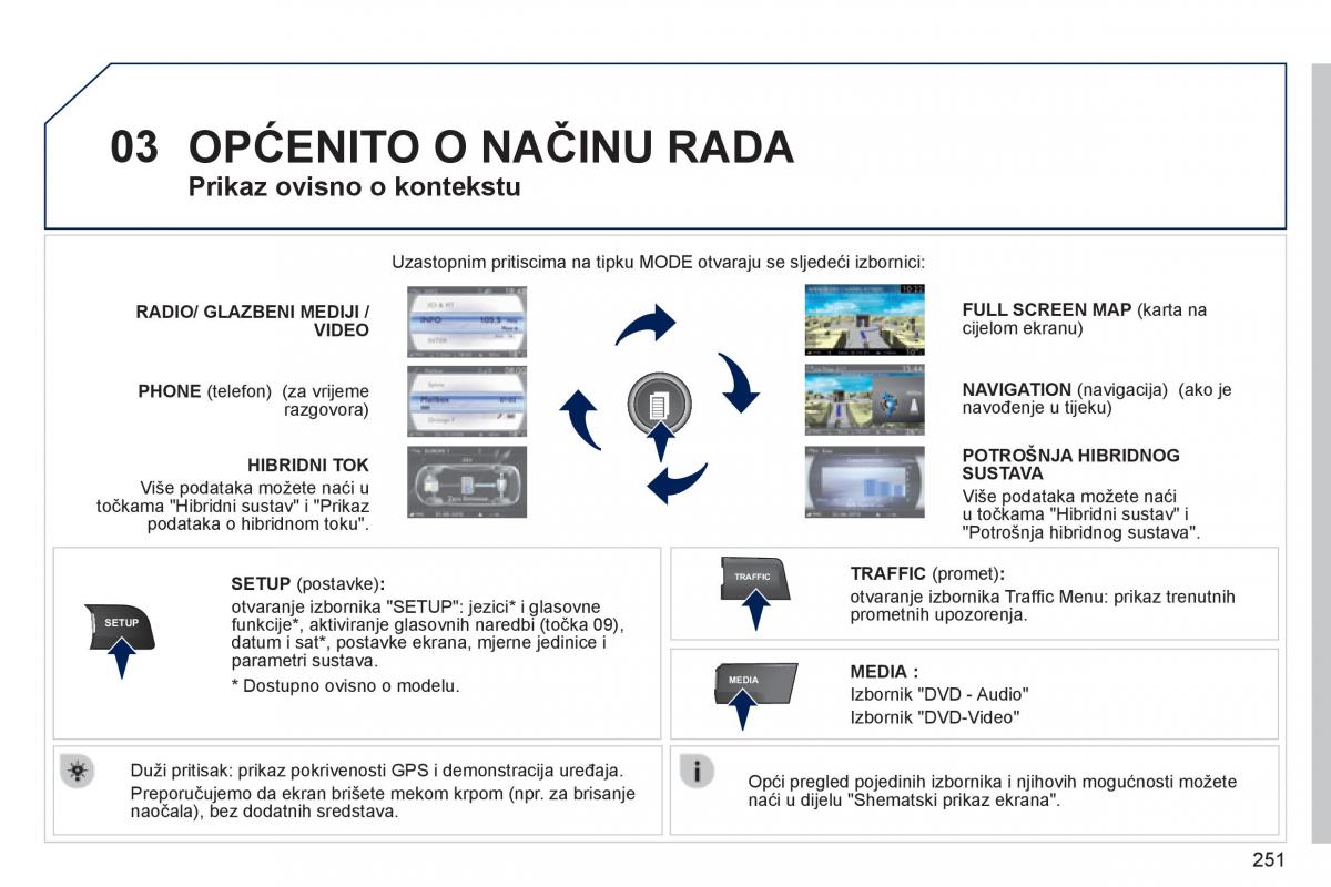 Peugeot 3008 Hybrid vlasnicko uputstvo / page 253