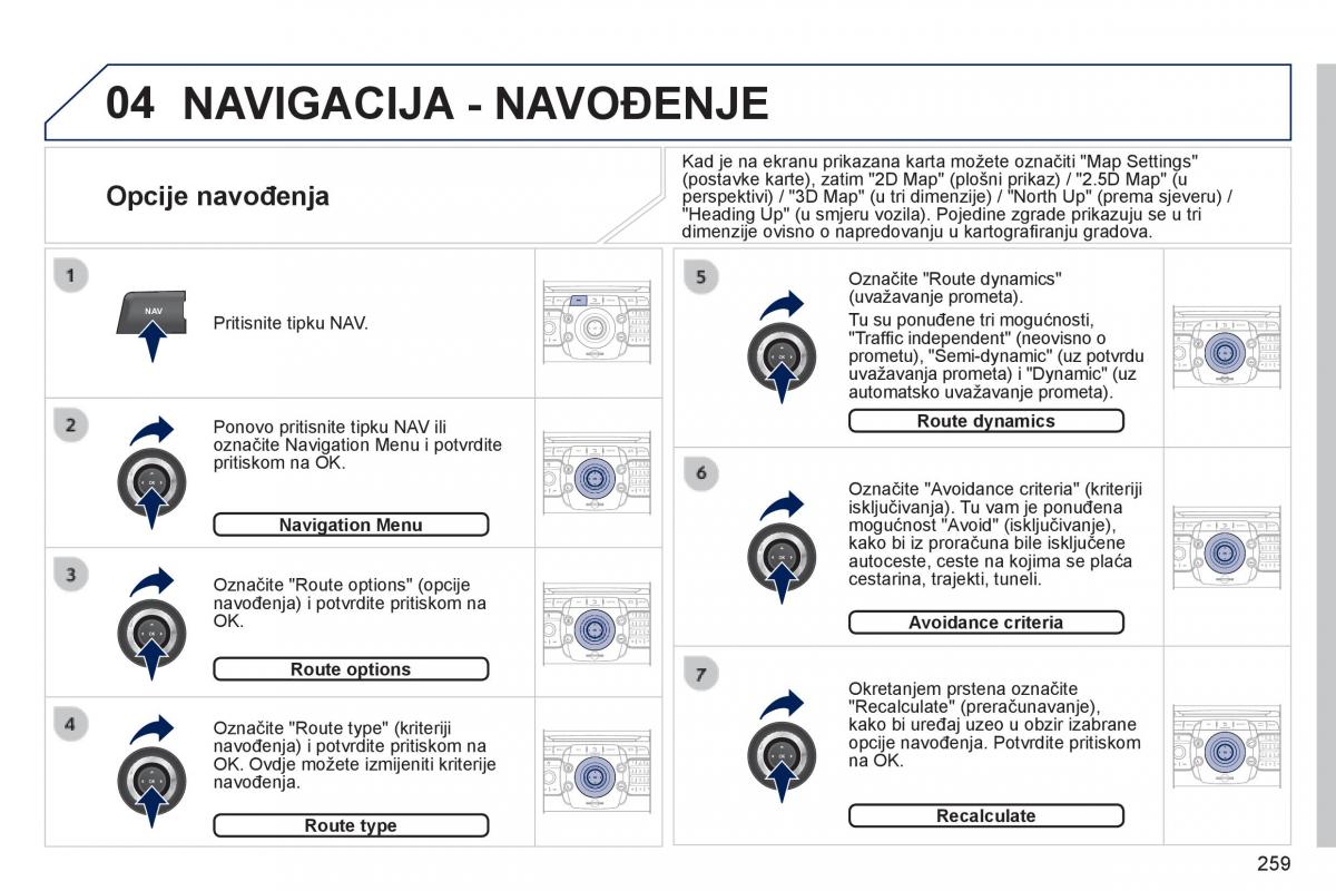 Peugeot 3008 Hybrid vlasnicko uputstvo / page 261