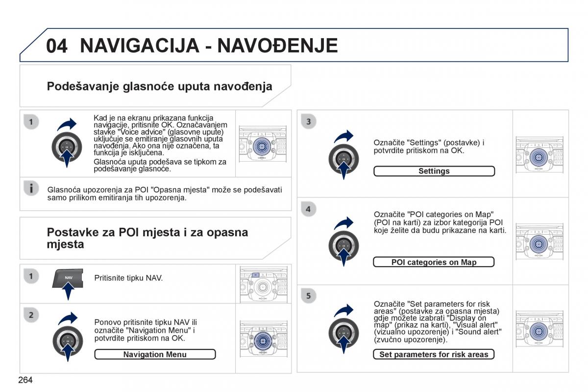 Peugeot 3008 Hybrid vlasnicko uputstvo / page 266