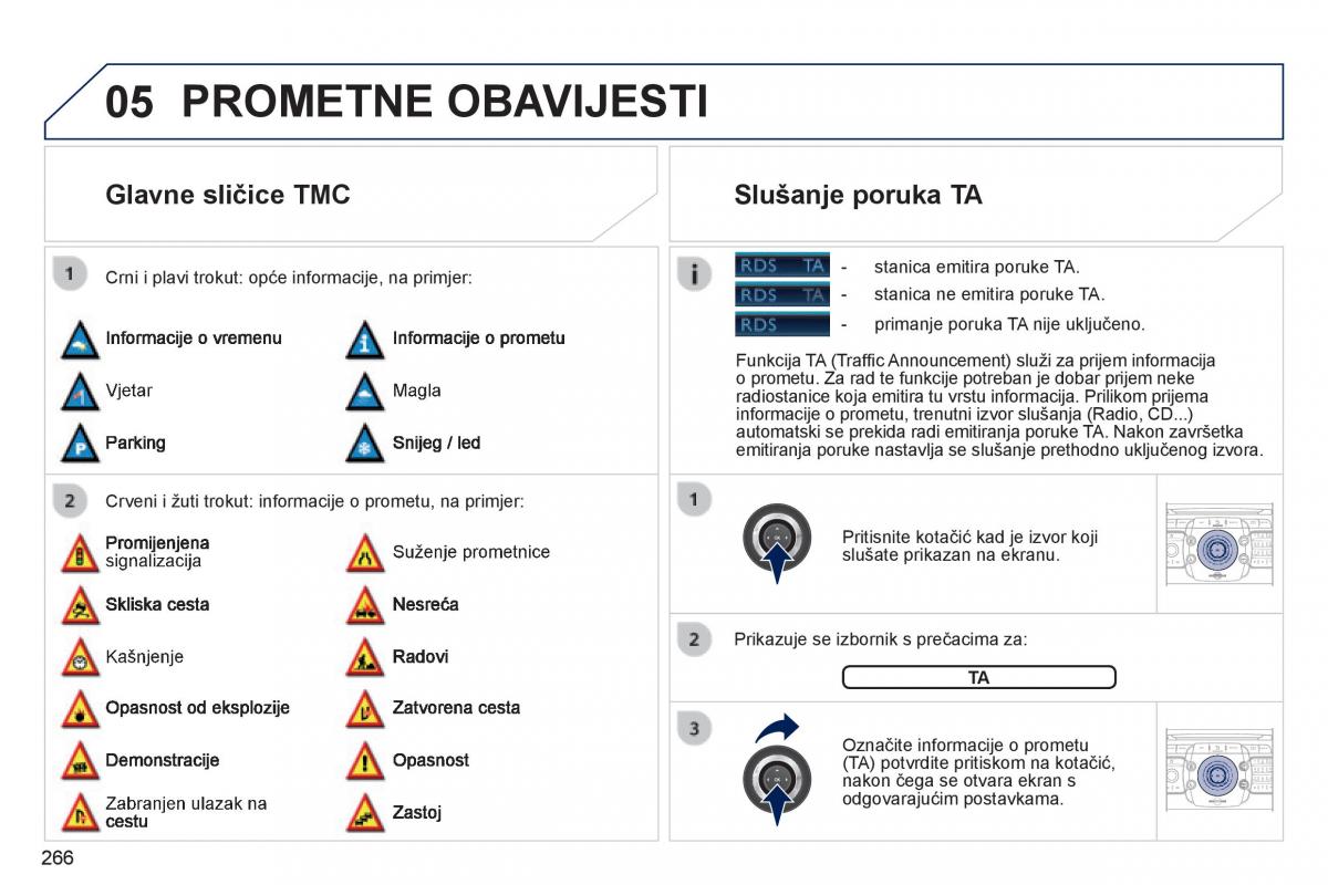 Peugeot 3008 Hybrid vlasnicko uputstvo / page 268