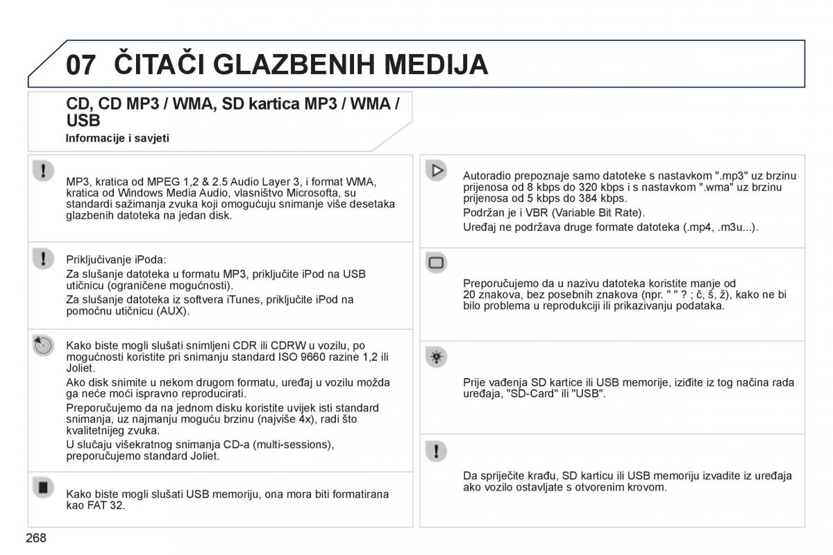 Peugeot 3008 Hybrid vlasnicko uputstvo / page 270