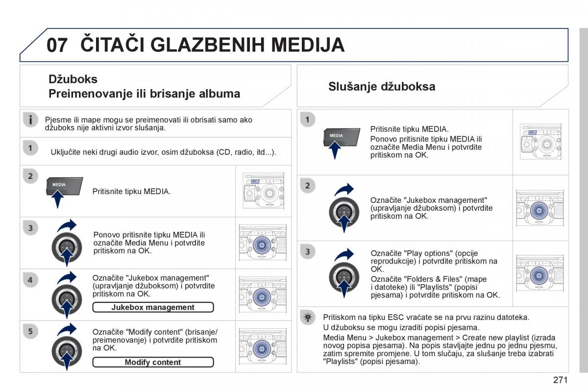 Peugeot 3008 Hybrid vlasnicko uputstvo / page 273