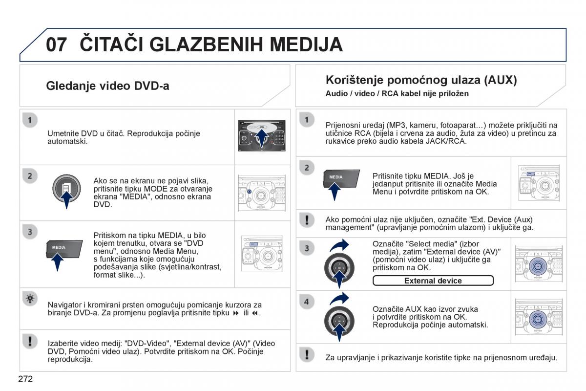 Peugeot 3008 Hybrid vlasnicko uputstvo / page 274