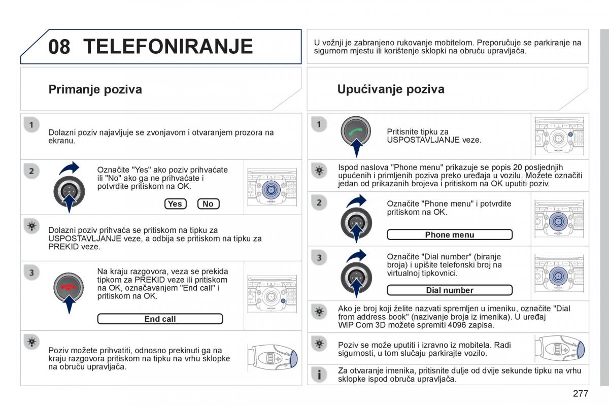 Peugeot 3008 Hybrid vlasnicko uputstvo / page 279