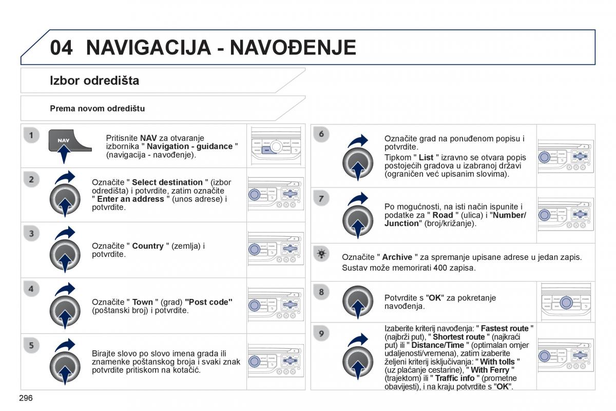 Peugeot 3008 Hybrid vlasnicko uputstvo / page 298