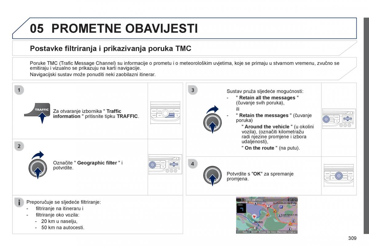 Peugeot 3008 Hybrid vlasnicko uputstvo / page 311