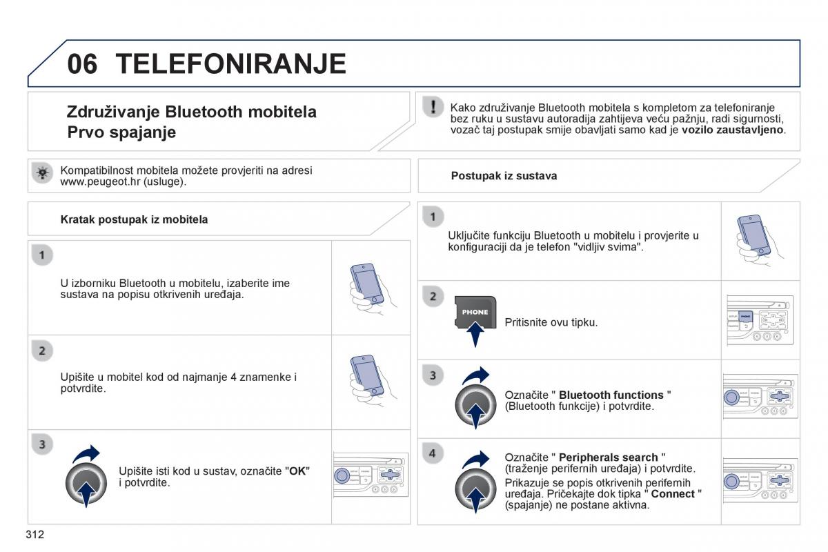 Peugeot 3008 Hybrid vlasnicko uputstvo / page 314