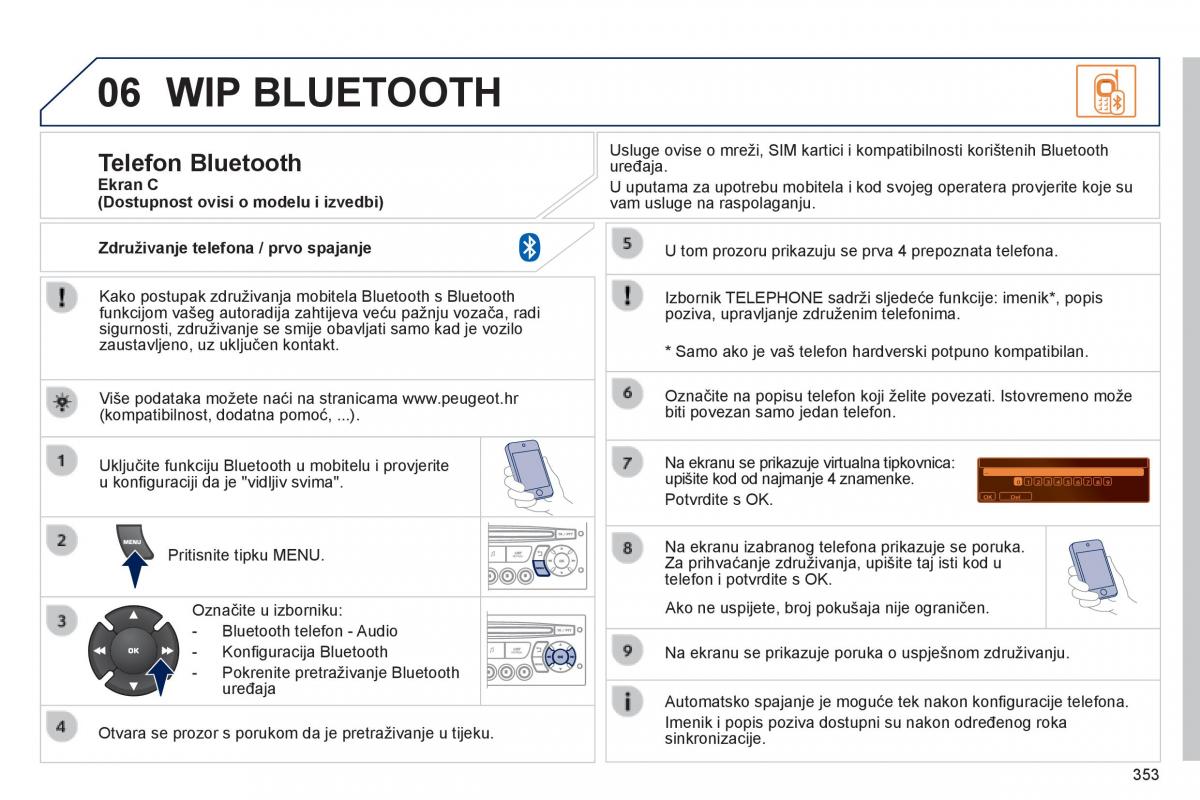 Peugeot 3008 Hybrid vlasnicko uputstvo / page 355