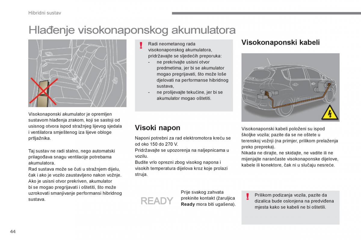 Peugeot 3008 Hybrid vlasnicko uputstvo / page 46