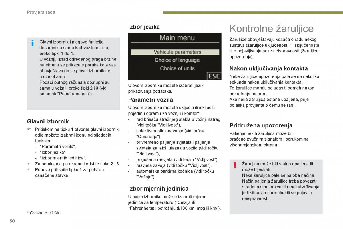 Peugeot 3008 Hybrid vlasnicko uputstvo / page 52