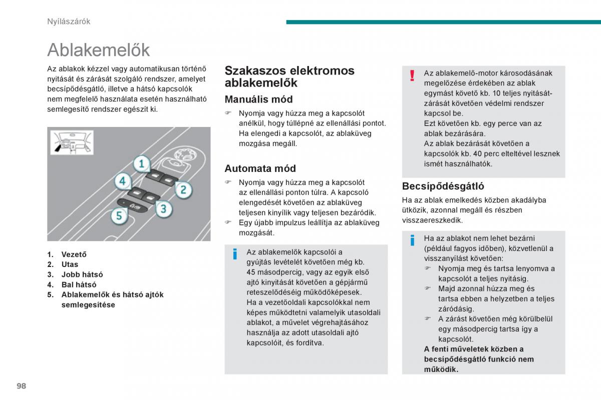 Peugeot 3008 Hybrid Kezelesi utmutato / page 100