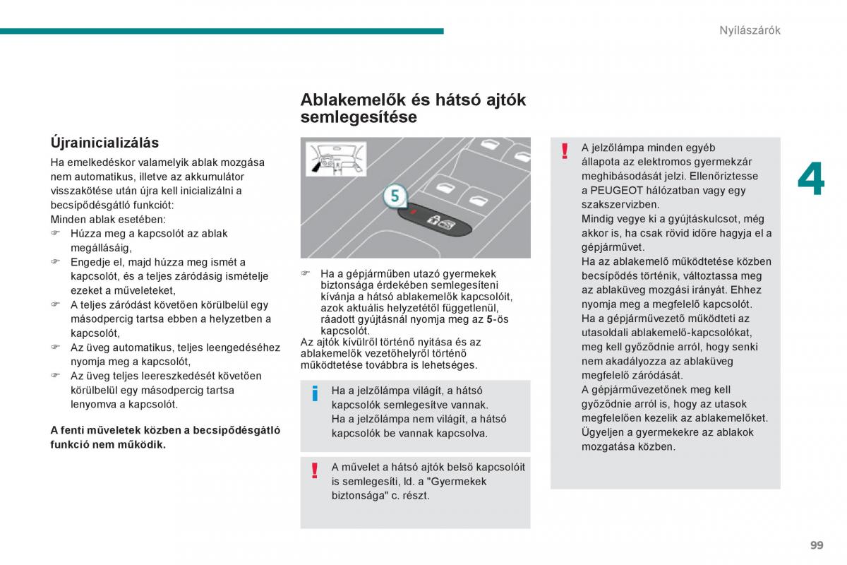 Peugeot 3008 Hybrid Kezelesi utmutato / page 101