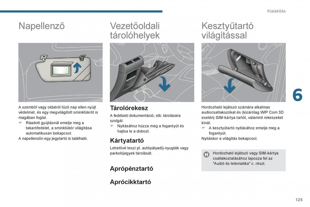 Peugeot 3008 Hybrid Kezelesi utmutato / page 127