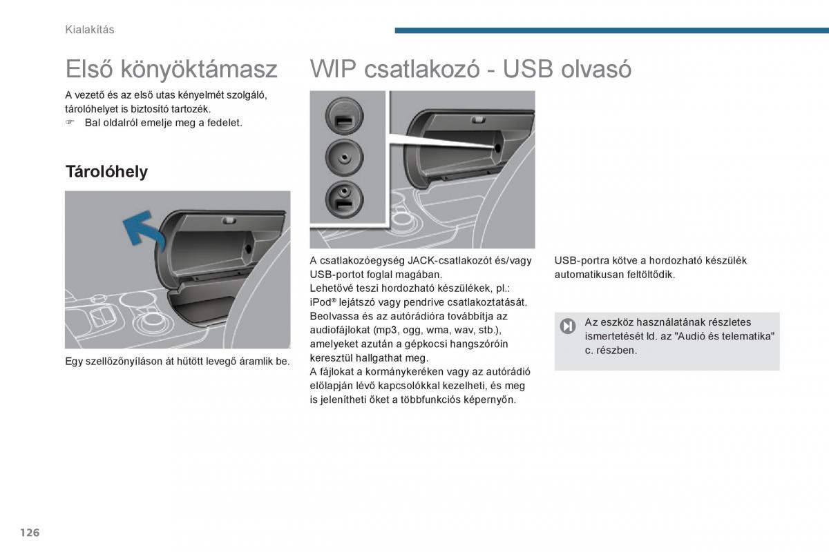 Peugeot 3008 Hybrid Kezelesi utmutato / page 128