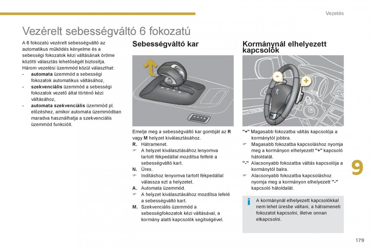 Peugeot 3008 Hybrid Kezelesi utmutato / page 181