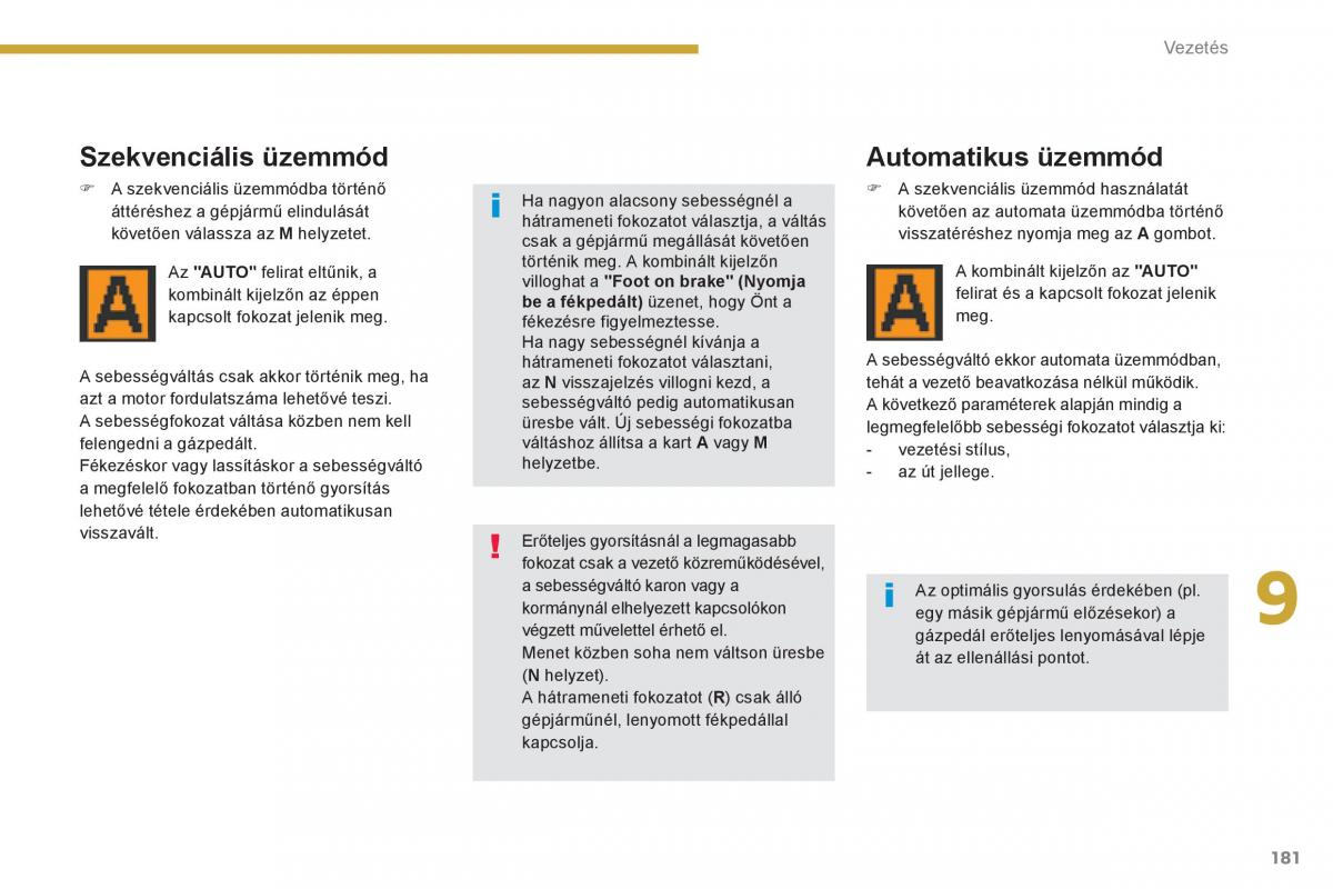 Peugeot 3008 Hybrid Kezelesi utmutato / page 183