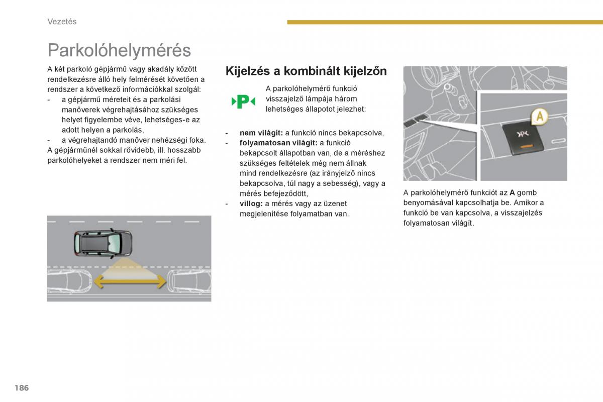 Peugeot 3008 Hybrid Kezelesi utmutato / page 188