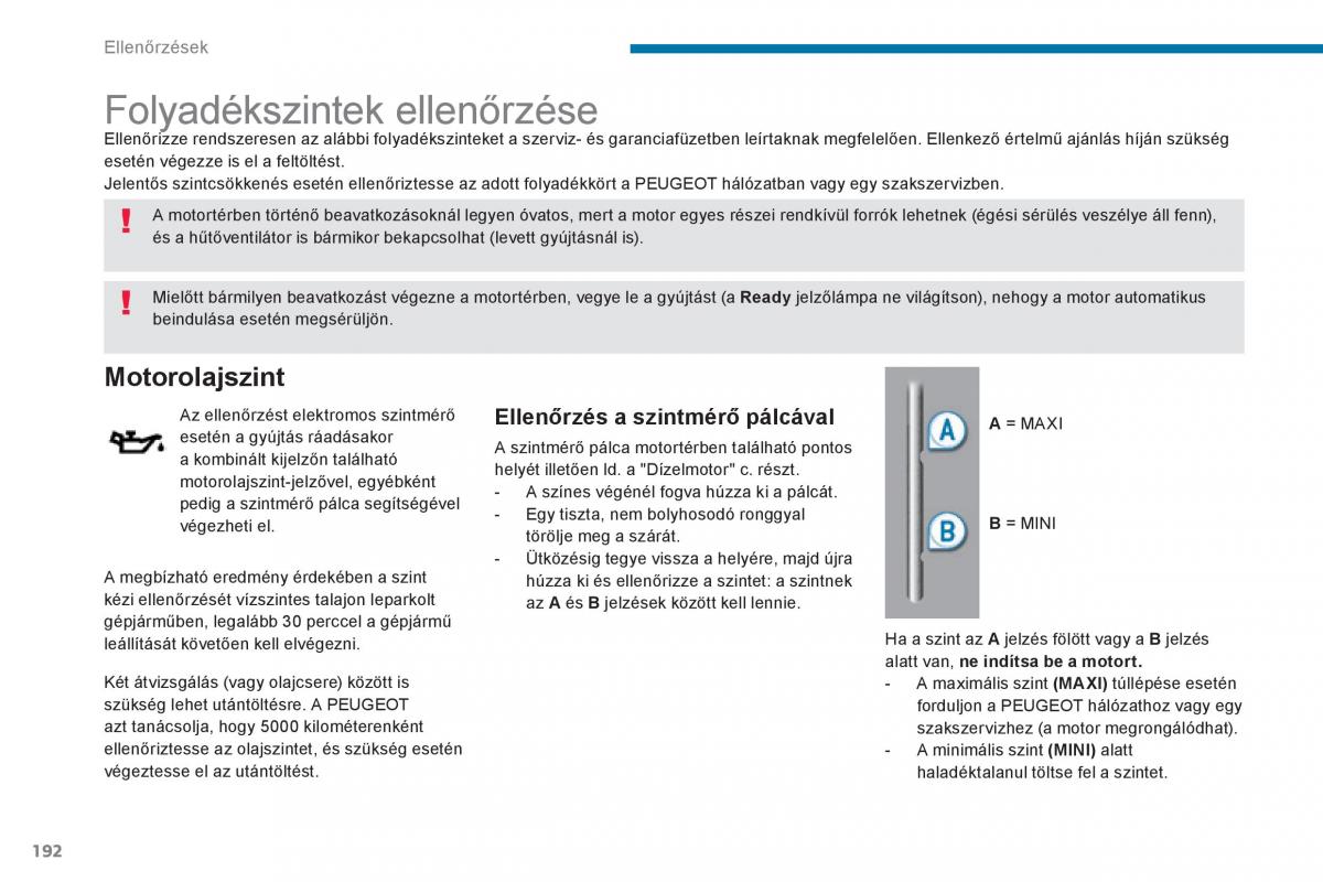 Peugeot 3008 Hybrid Kezelesi utmutato / page 194