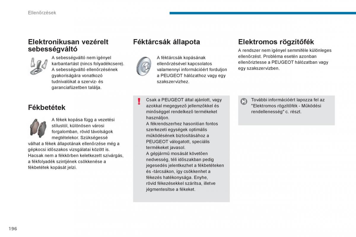 Peugeot 3008 Hybrid Kezelesi utmutato / page 198