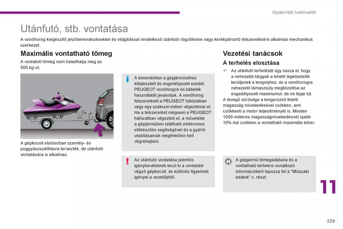 Peugeot 3008 Hybrid Kezelesi utmutato / page 231