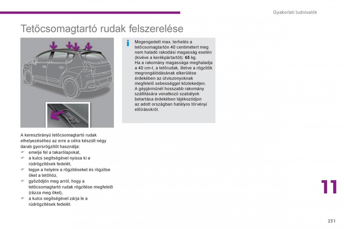 Peugeot 3008 Hybrid Kezelesi utmutato / page 233