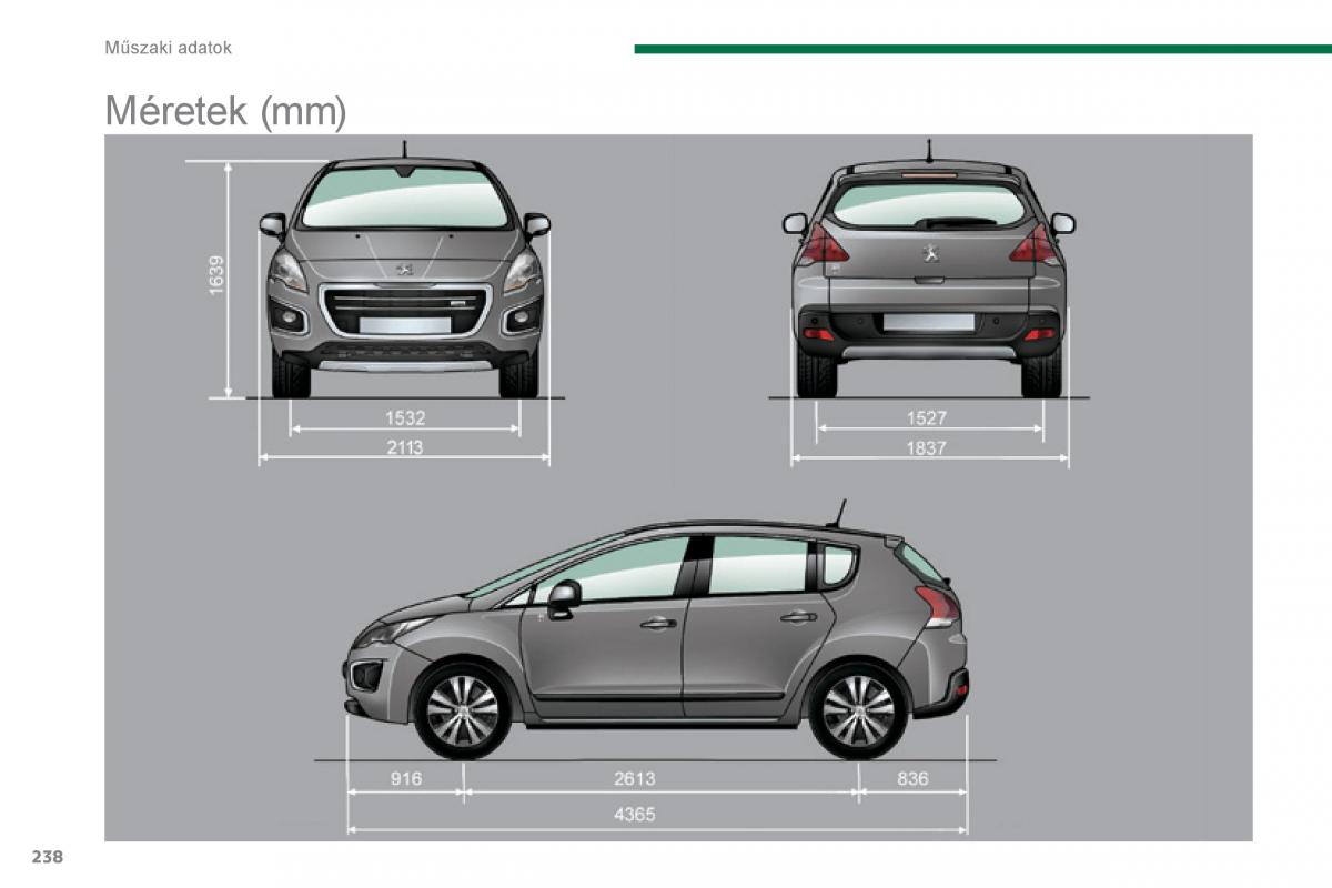 Peugeot 3008 Hybrid Kezelesi utmutato / page 240