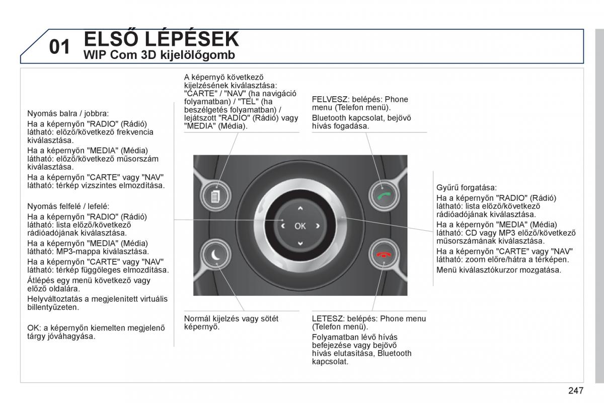 Peugeot 3008 Hybrid Kezelesi utmutato / page 249