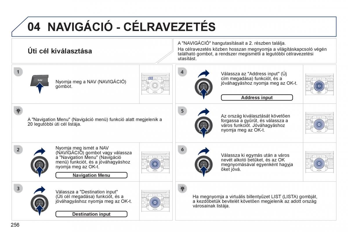 Peugeot 3008 Hybrid Kezelesi utmutato / page 258