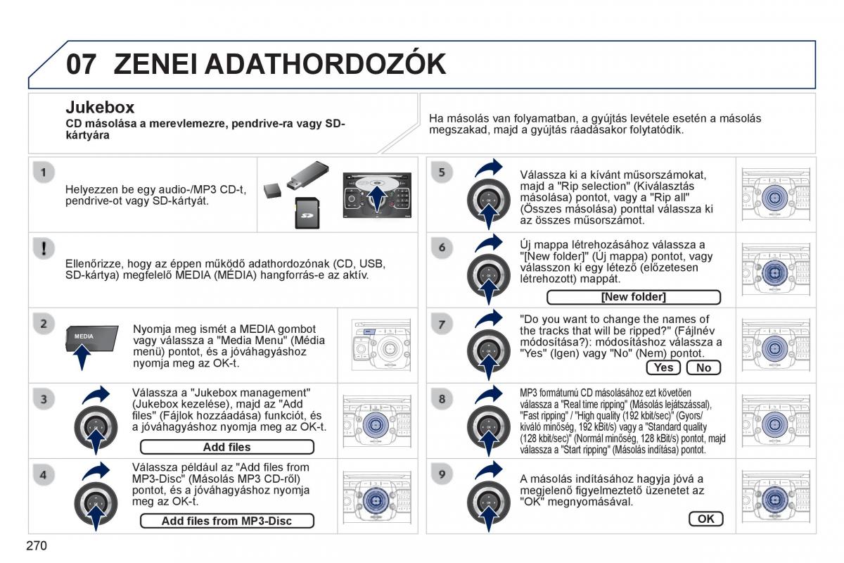 Peugeot 3008 Hybrid Kezelesi utmutato / page 272