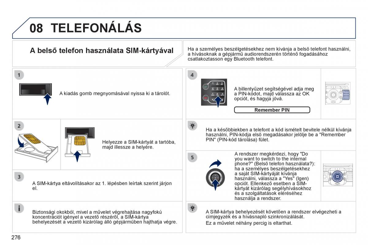 Peugeot 3008 Hybrid Kezelesi utmutato / page 278