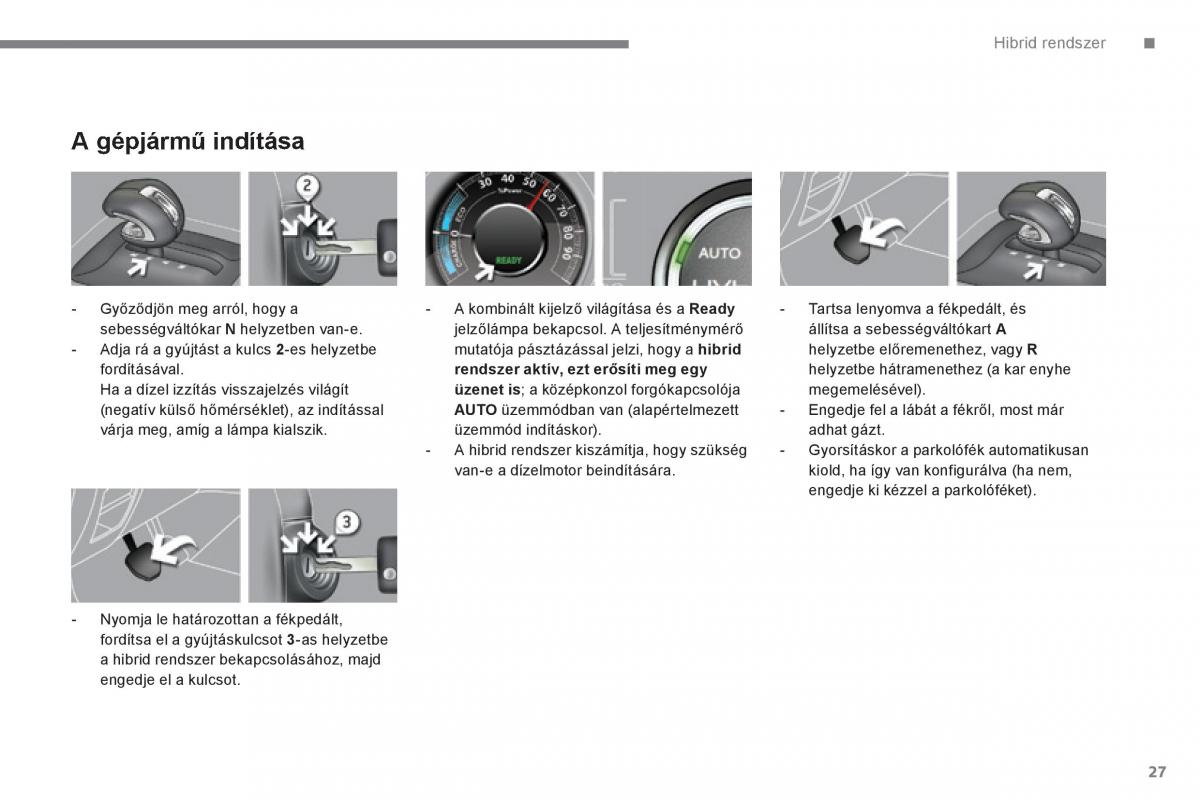 Peugeot 3008 Hybrid Kezelesi utmutato / page 29