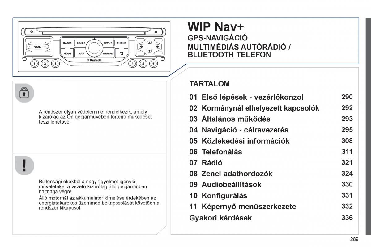 Peugeot 3008 Hybrid Kezelesi utmutato / page 291