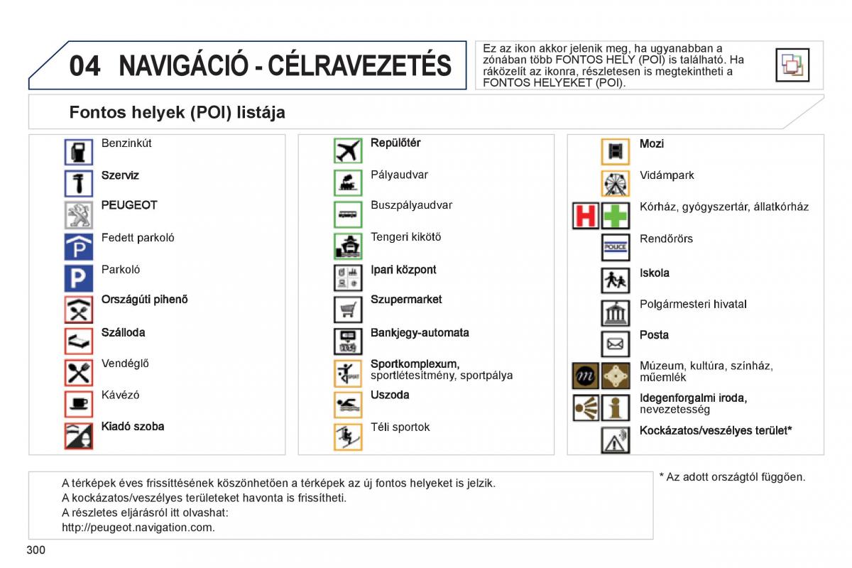 Peugeot 3008 Hybrid Kezelesi utmutato / page 302