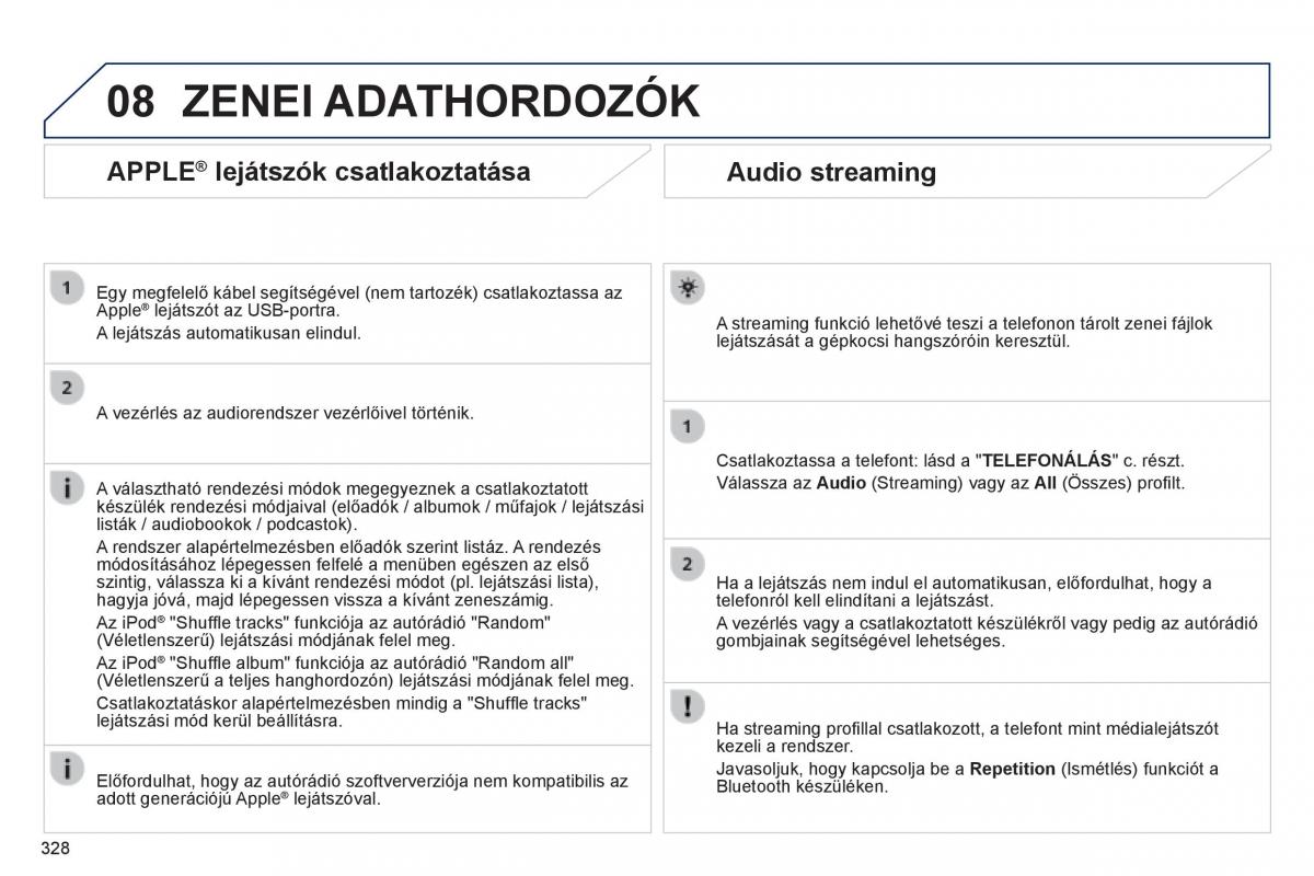 Peugeot 3008 Hybrid Kezelesi utmutato / page 330