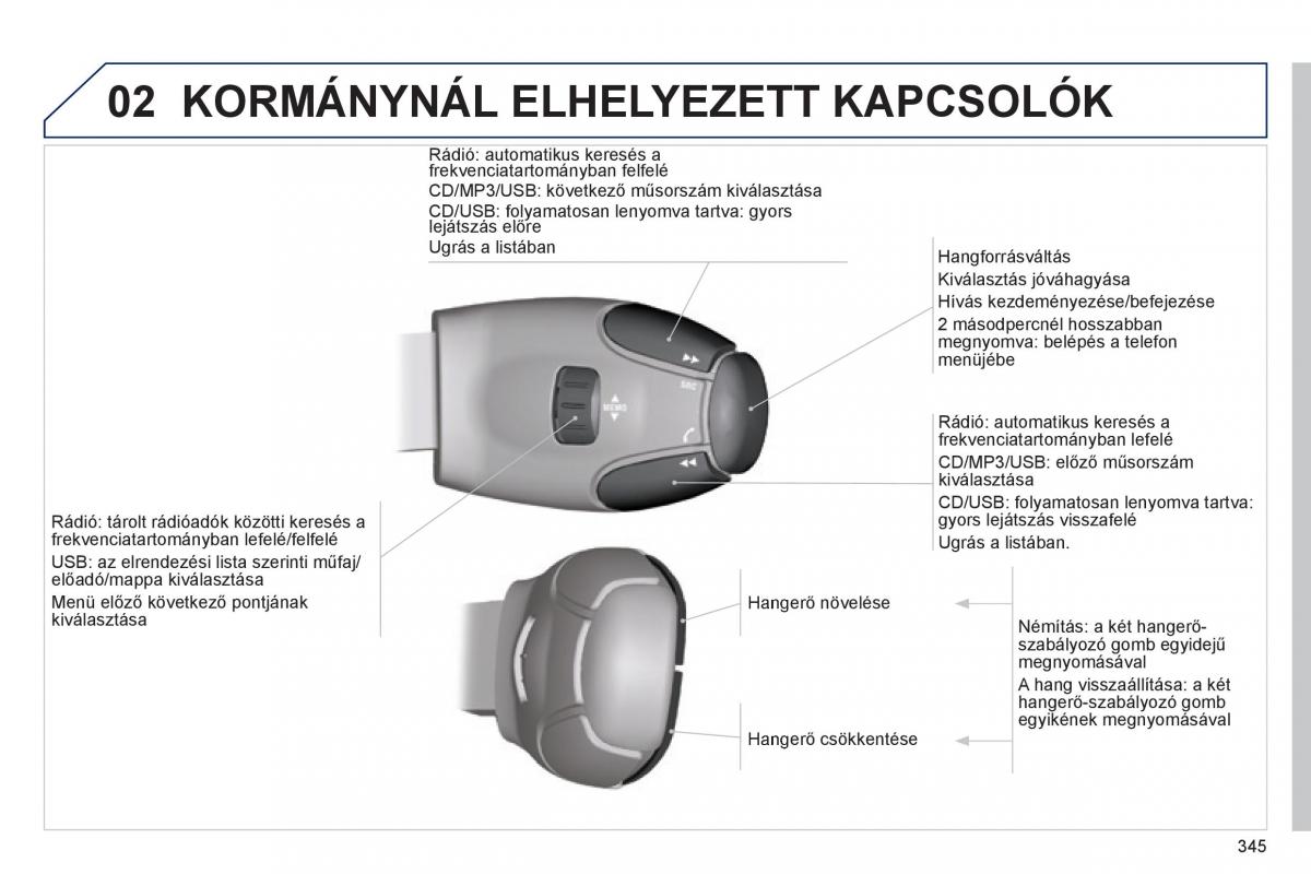 Peugeot 3008 Hybrid Kezelesi utmutato / page 347