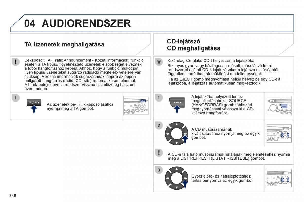 Peugeot 3008 Hybrid Kezelesi utmutato / page 350